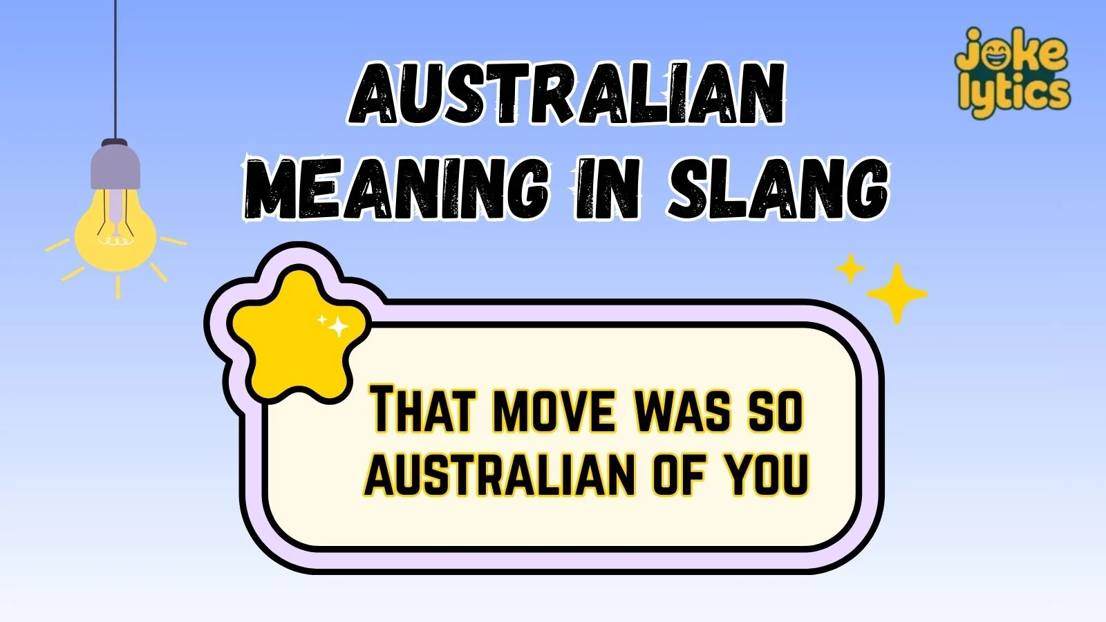 Australian Meaning in Slang