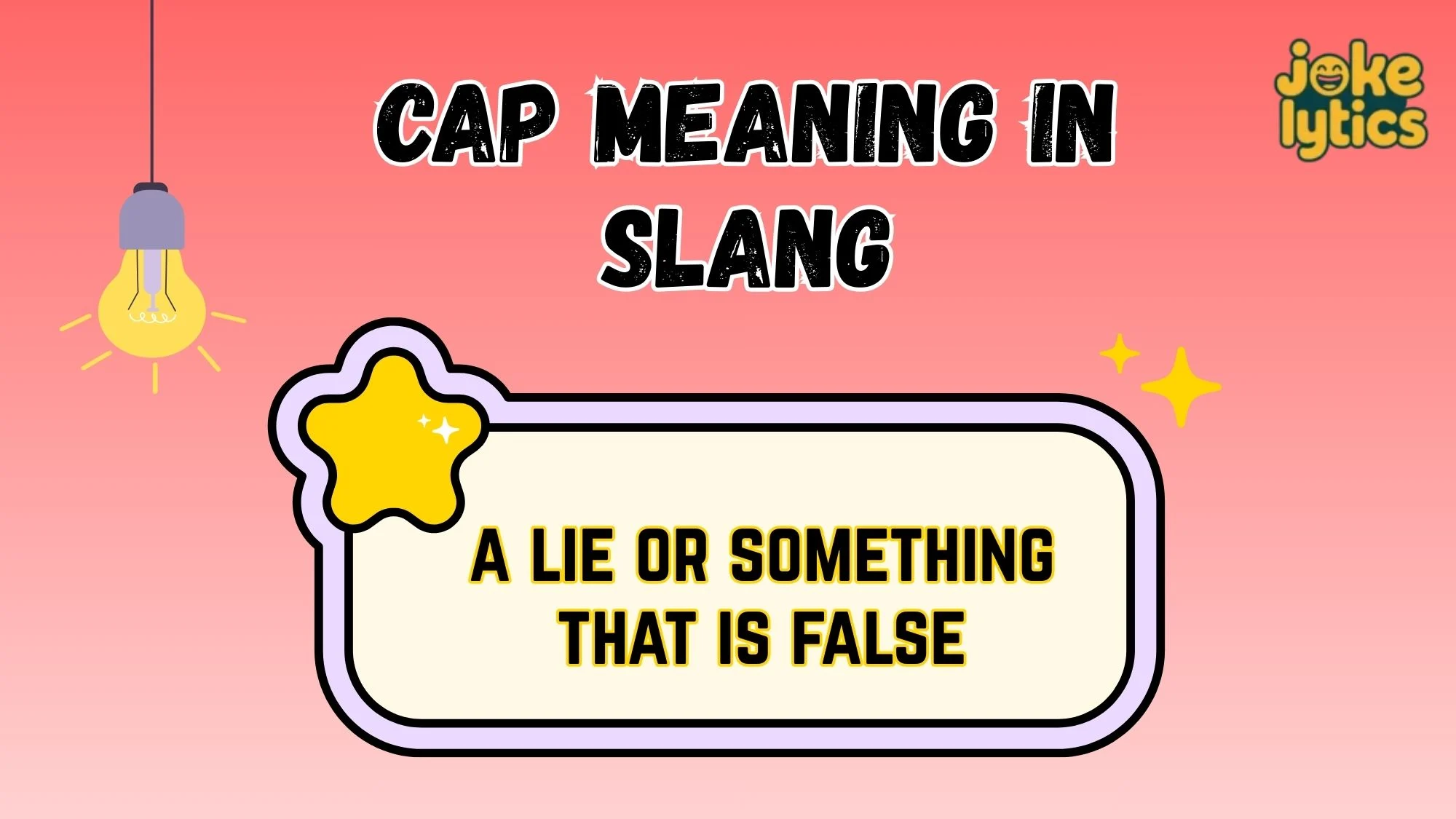Cap Meaning in Slang