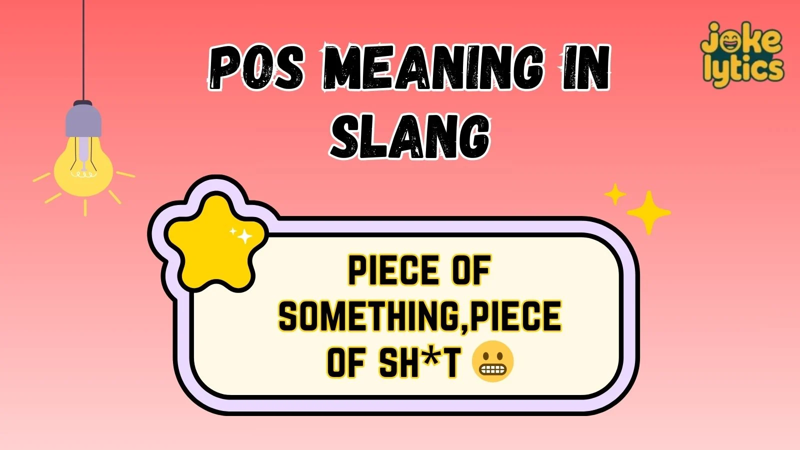 POS Meaning in Slang