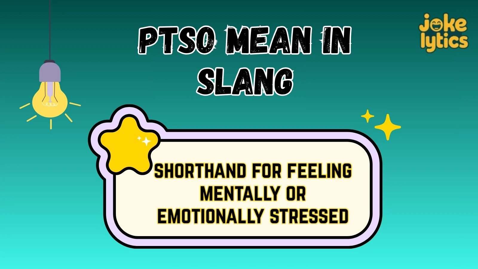 PTSO Mean in Slang