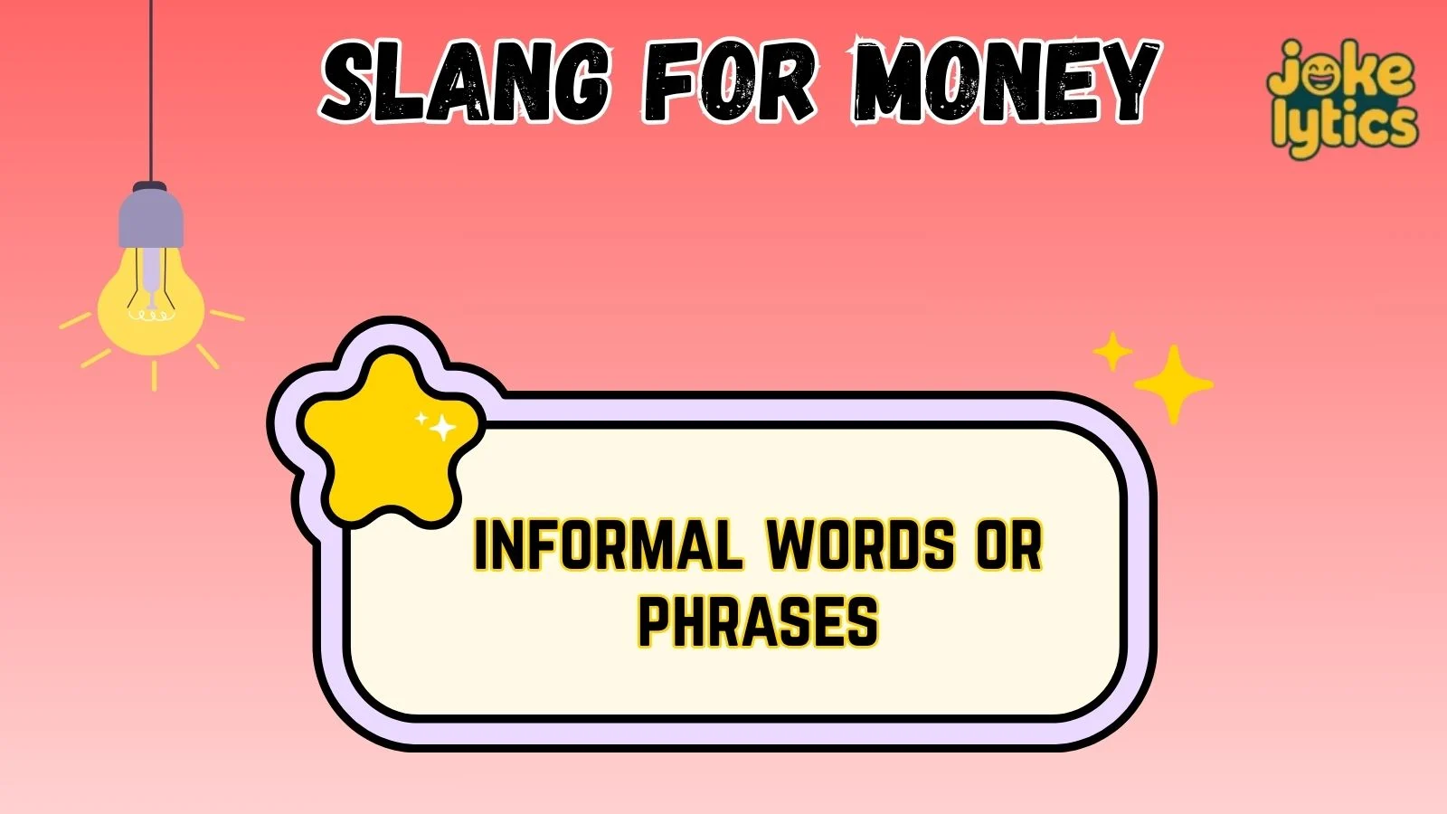 Slang for Money