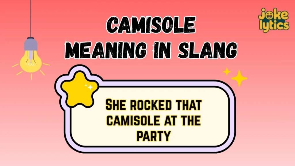 What Does Camisole Mean in Text and Chat